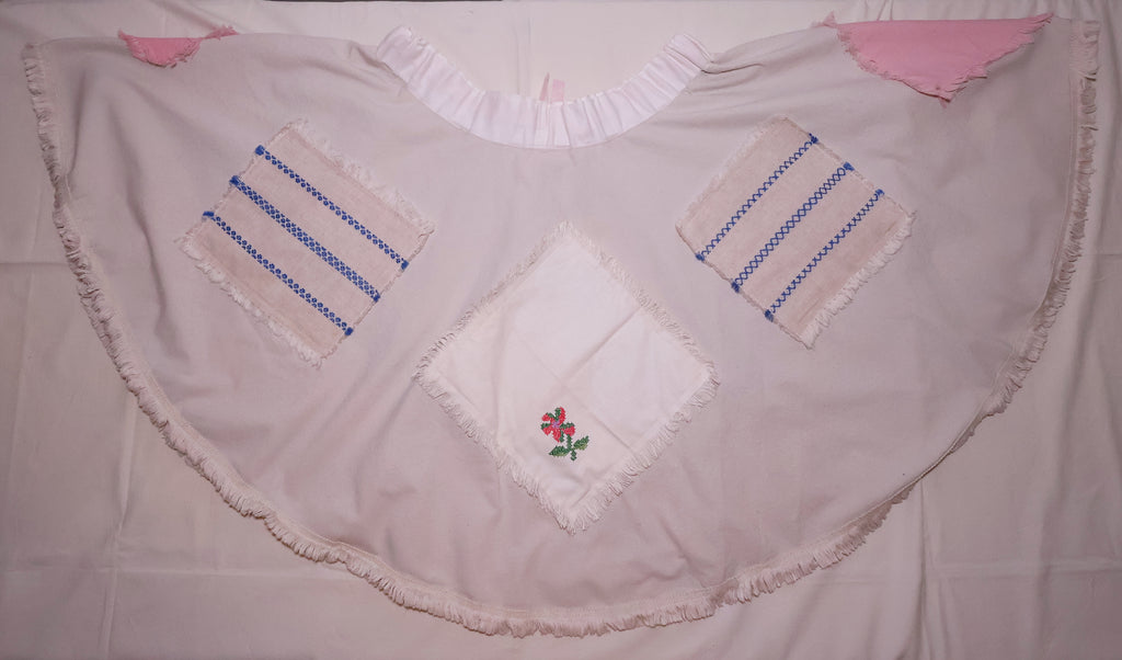 Cirkelkjol, grå-rosa
